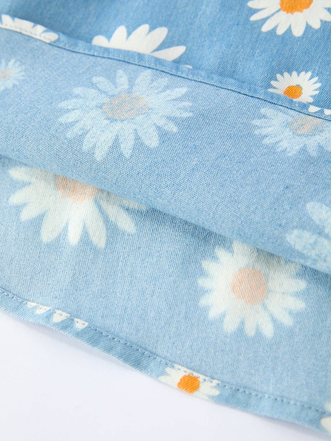 Spring Daisy Denim Dress | GIRLS