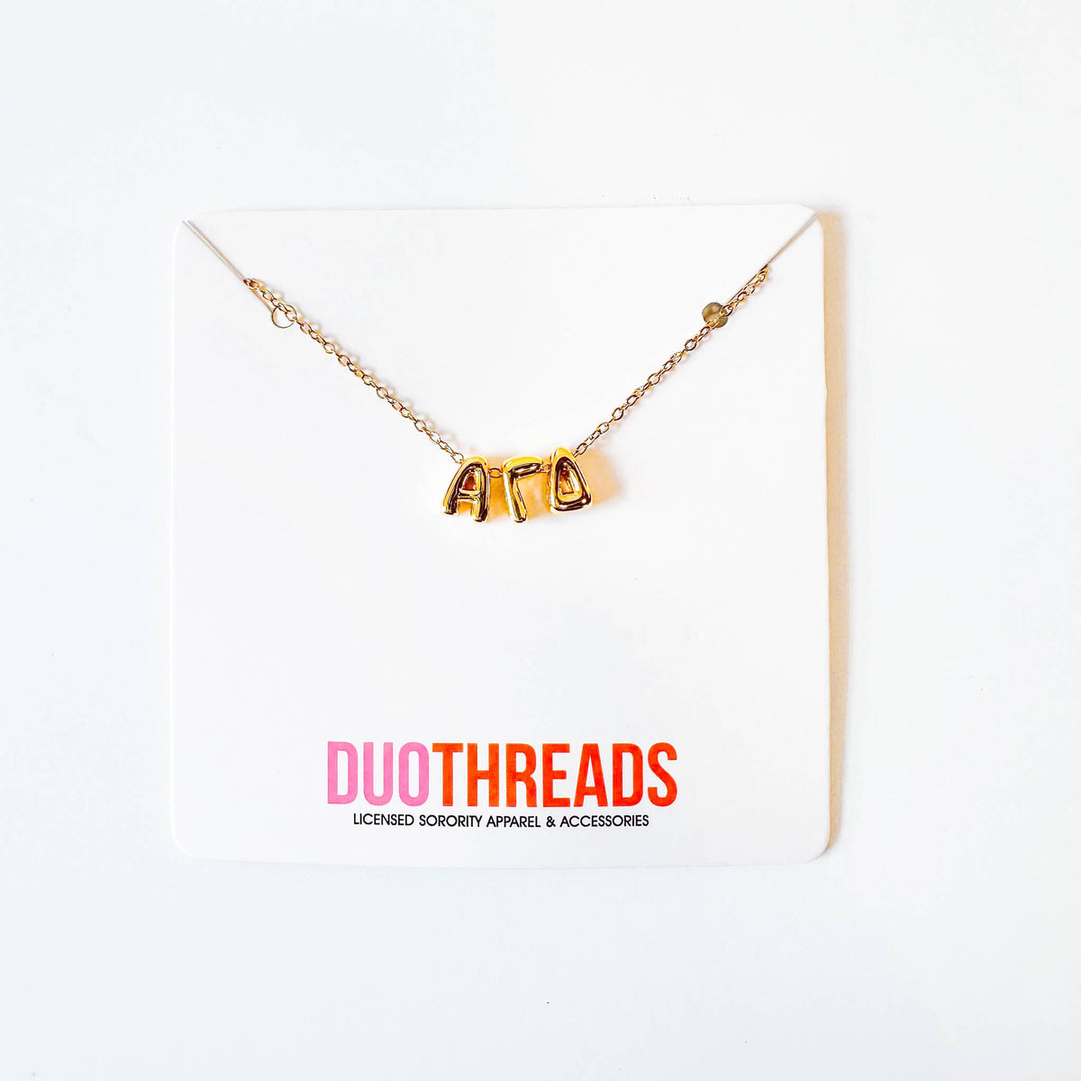 Bubble Necklace: ALPHA DELTA PI