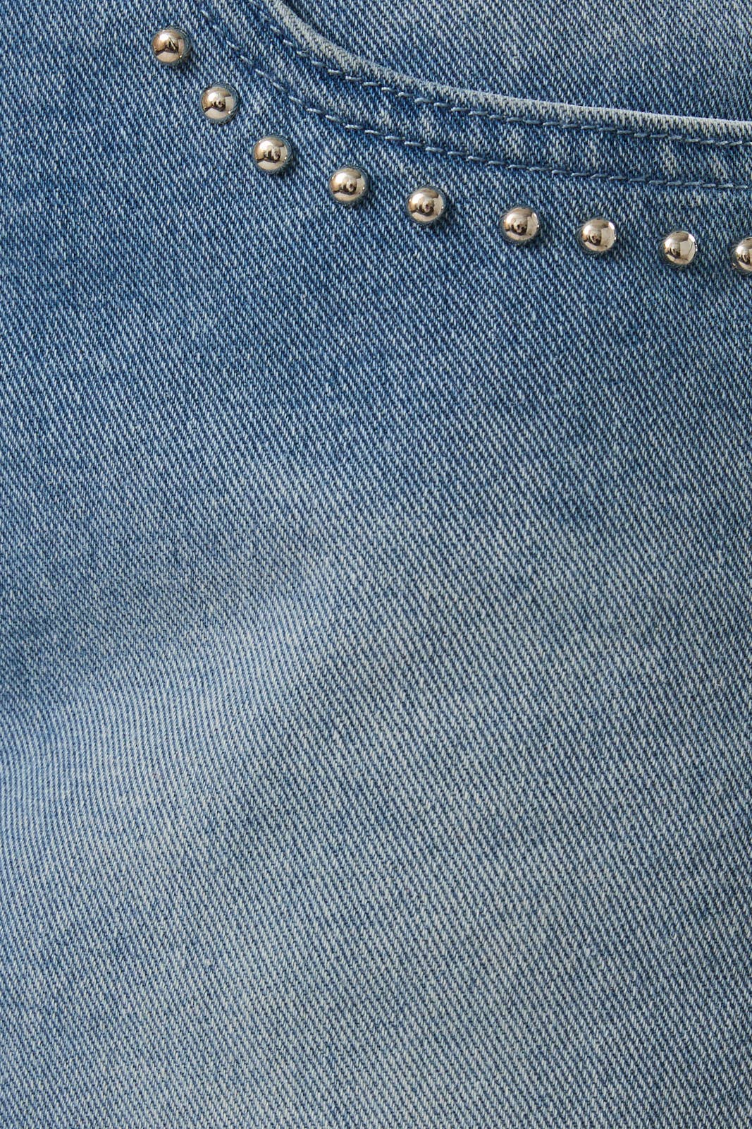Miss Americana Studded Denim Mini Skort