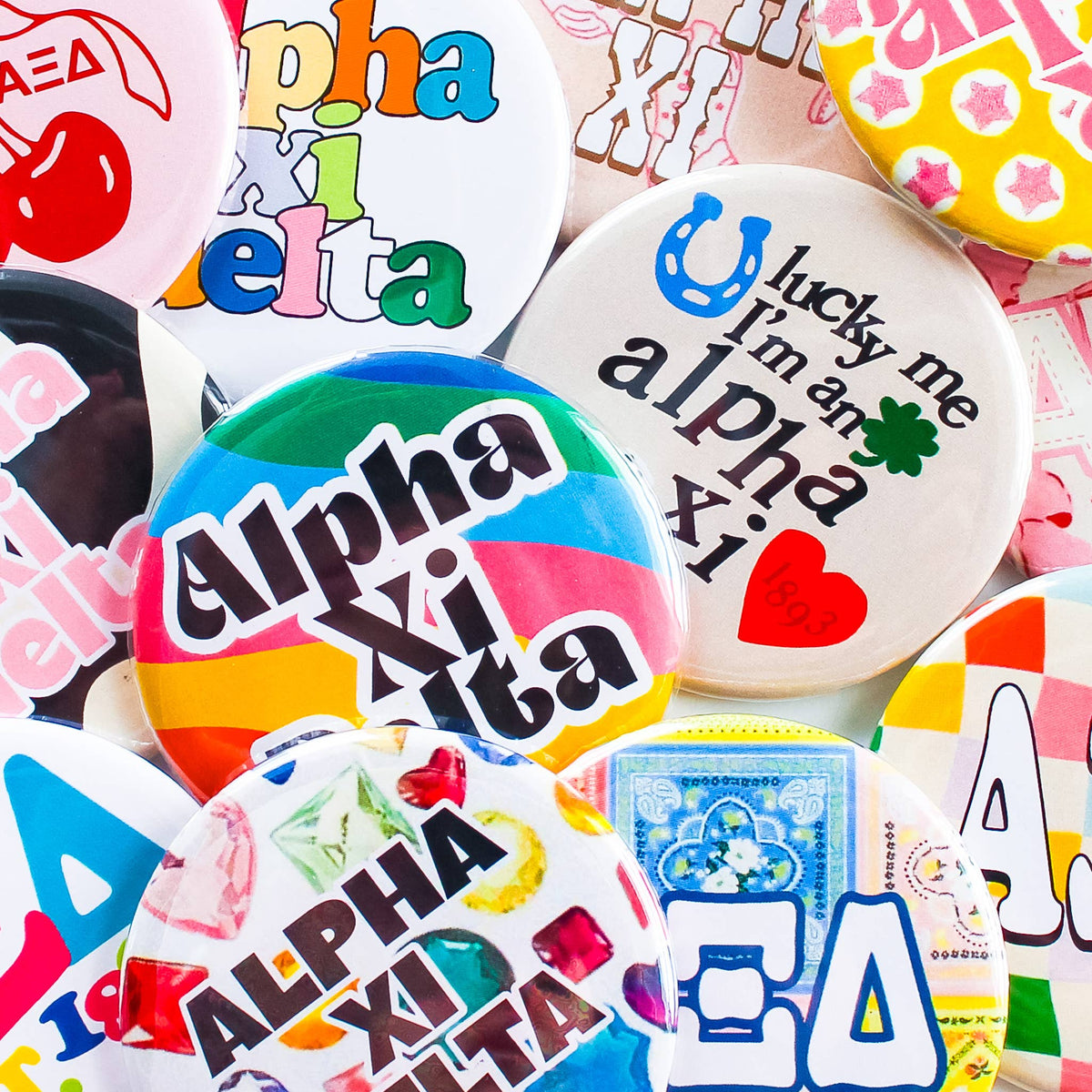PHI MU Buttons