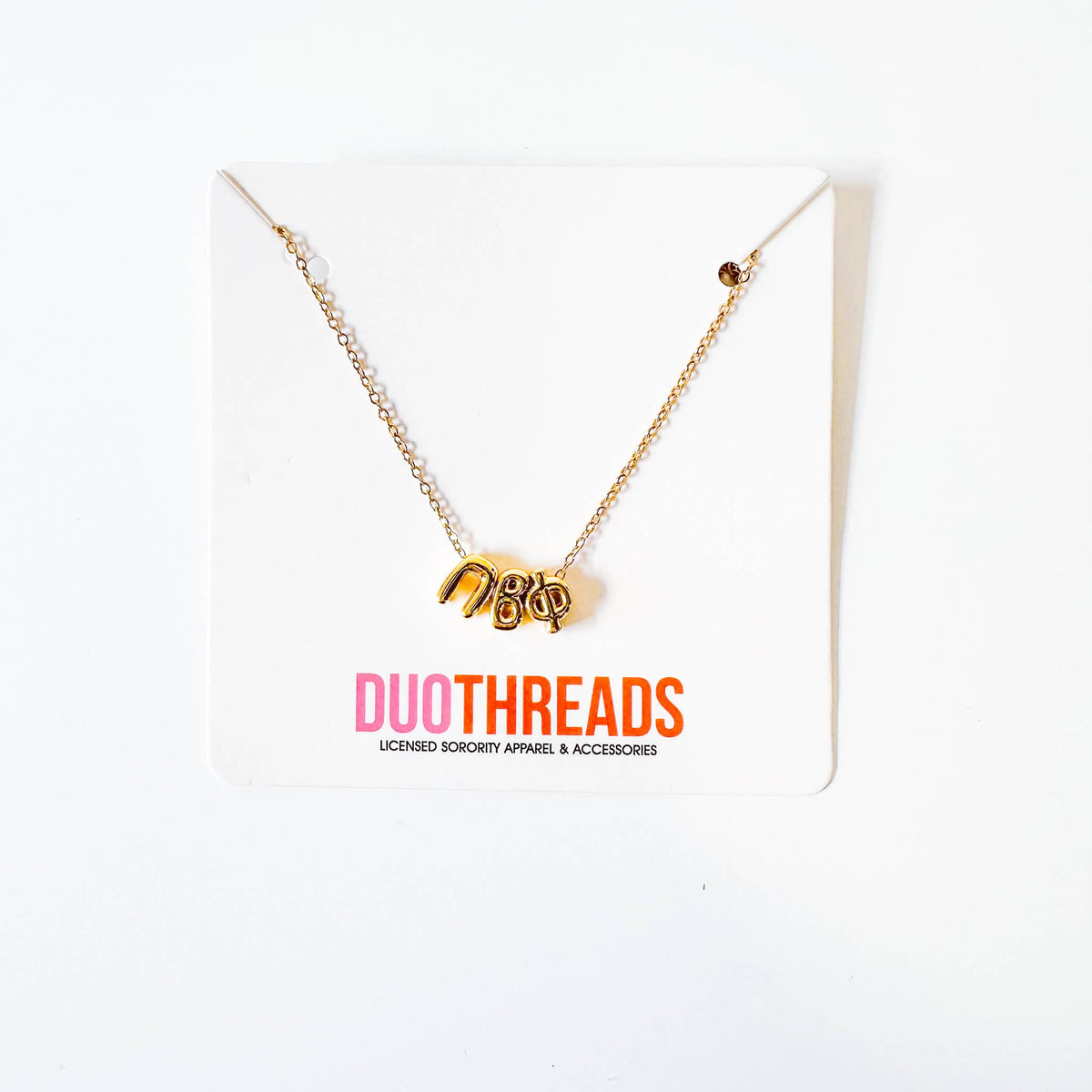 Bubble Necklace: ALPHA DELTA PI