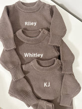 Load image into Gallery viewer, Baby Knit Romper | Mushroom