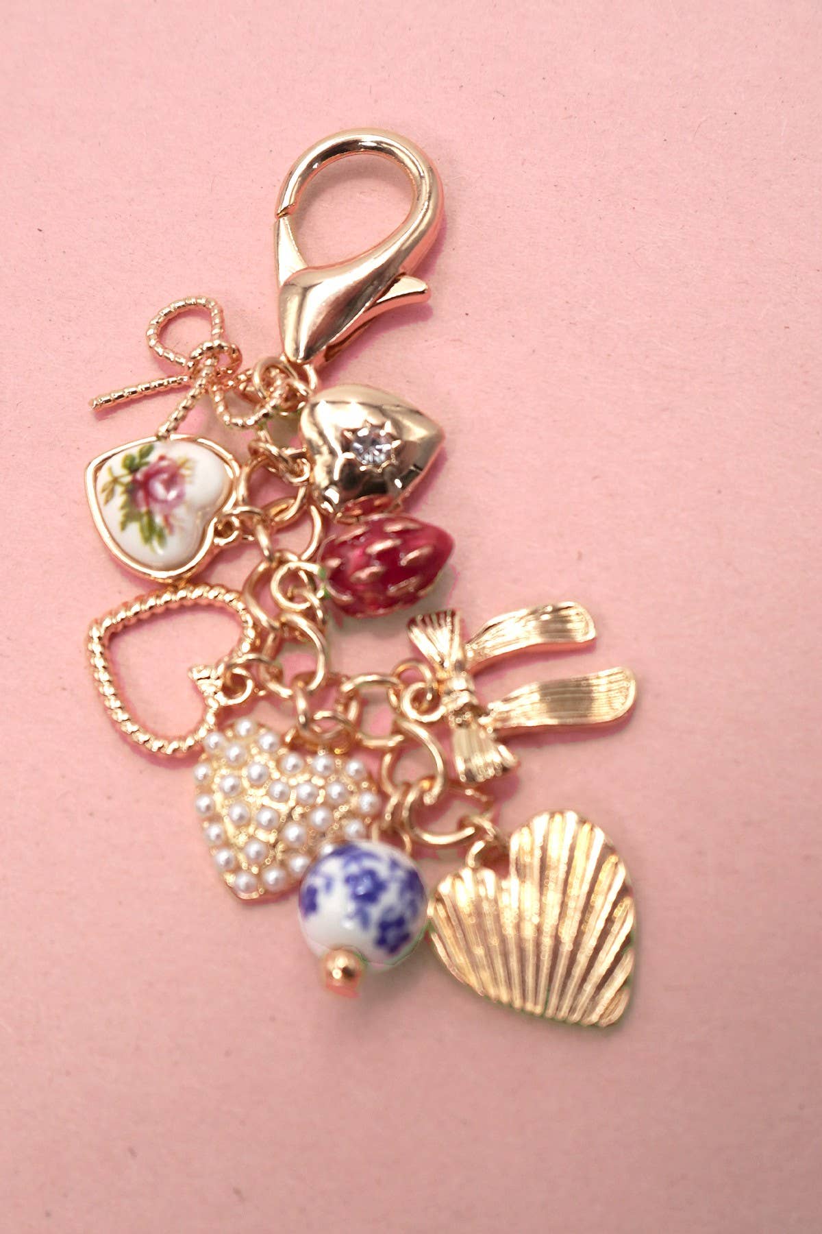 Gold Multi Bag Charm