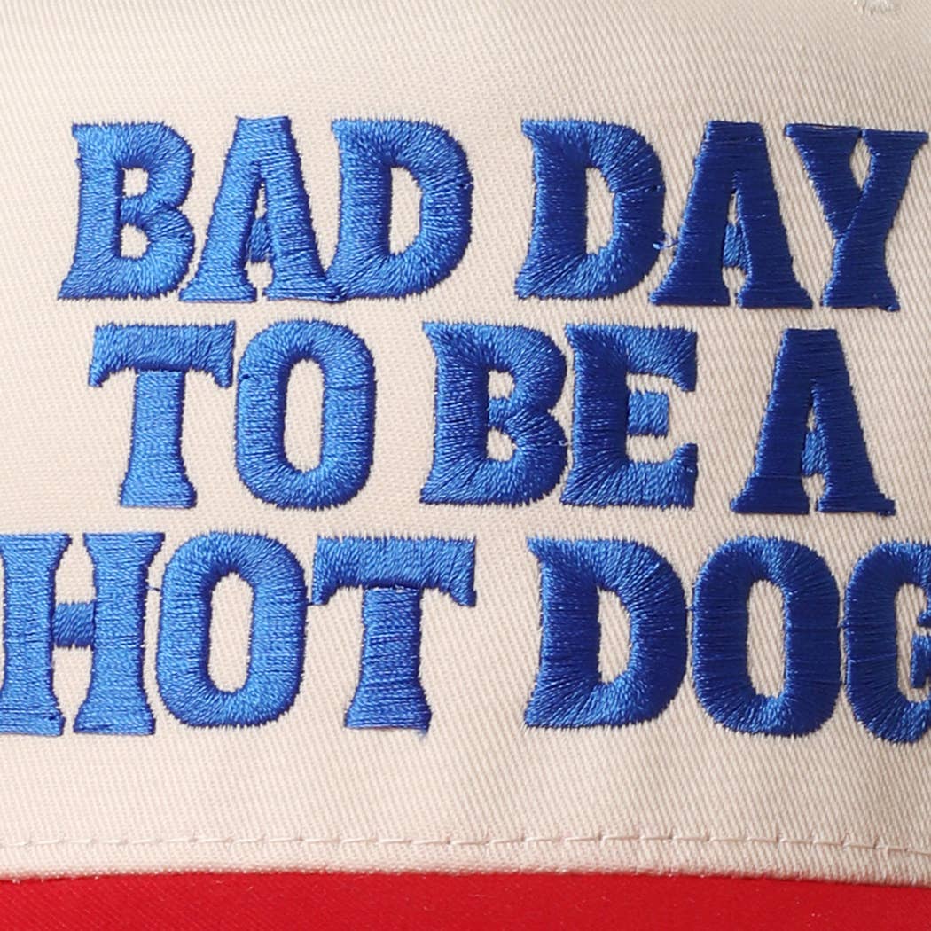 Bad Day To Be A Hot Dog Hat: Red