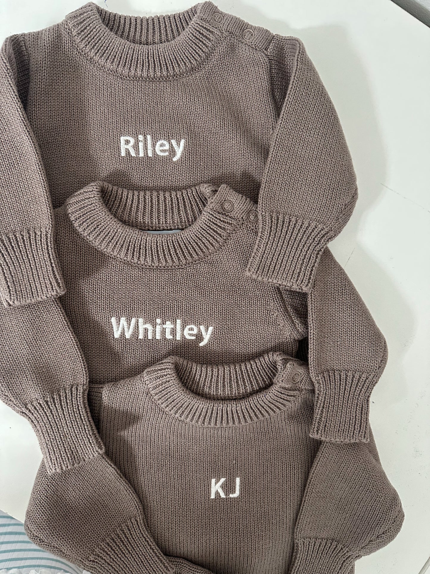 Baby Knit Romper | Mushroom