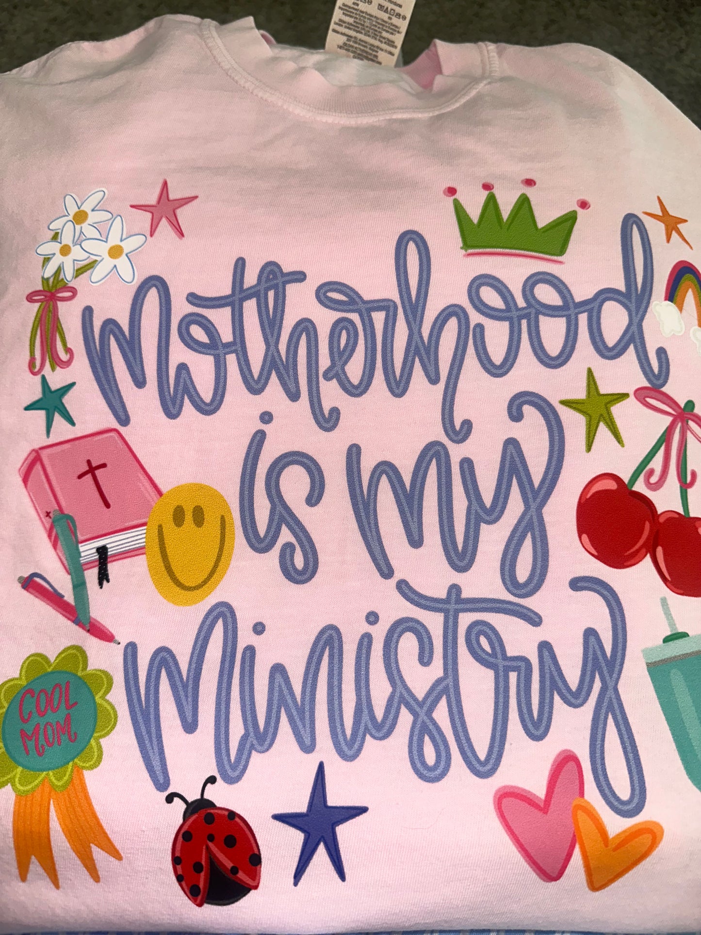 Motherhood is my ministry tee