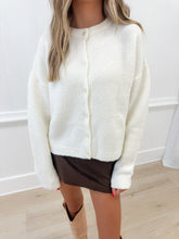 Load image into Gallery viewer, Cloud Nine Button Down Cardi | Ivory
