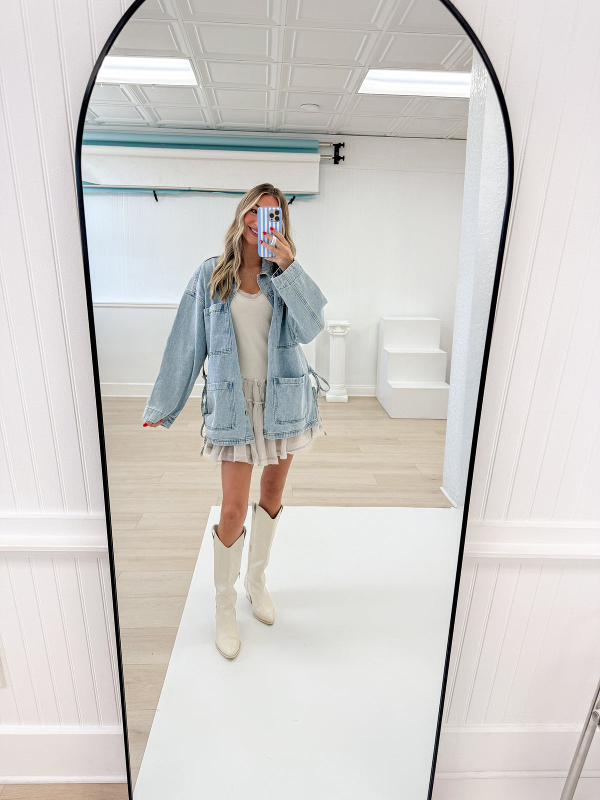 Boyfriend Blue Denim Jacket