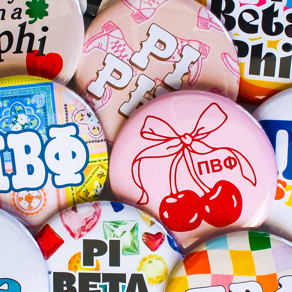 PHI MU Buttons