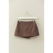 Load image into Gallery viewer, Chocolate Suede Skort