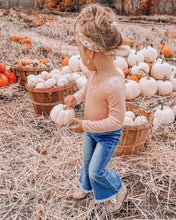 Load image into Gallery viewer, Sophie Denim Bell Bottoms - Dark Wash