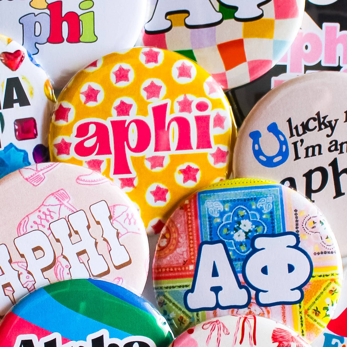 ALPHA DELTA PI Buttons