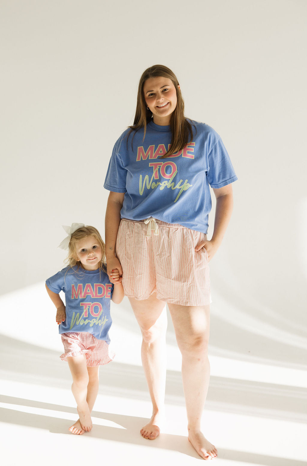 Stripe Ruffle Shorts | KIDS | Pink