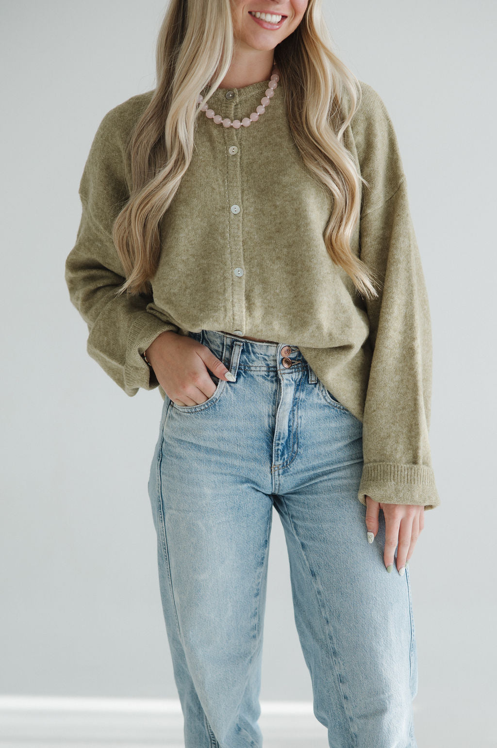 The Annie Cardigan | Olive