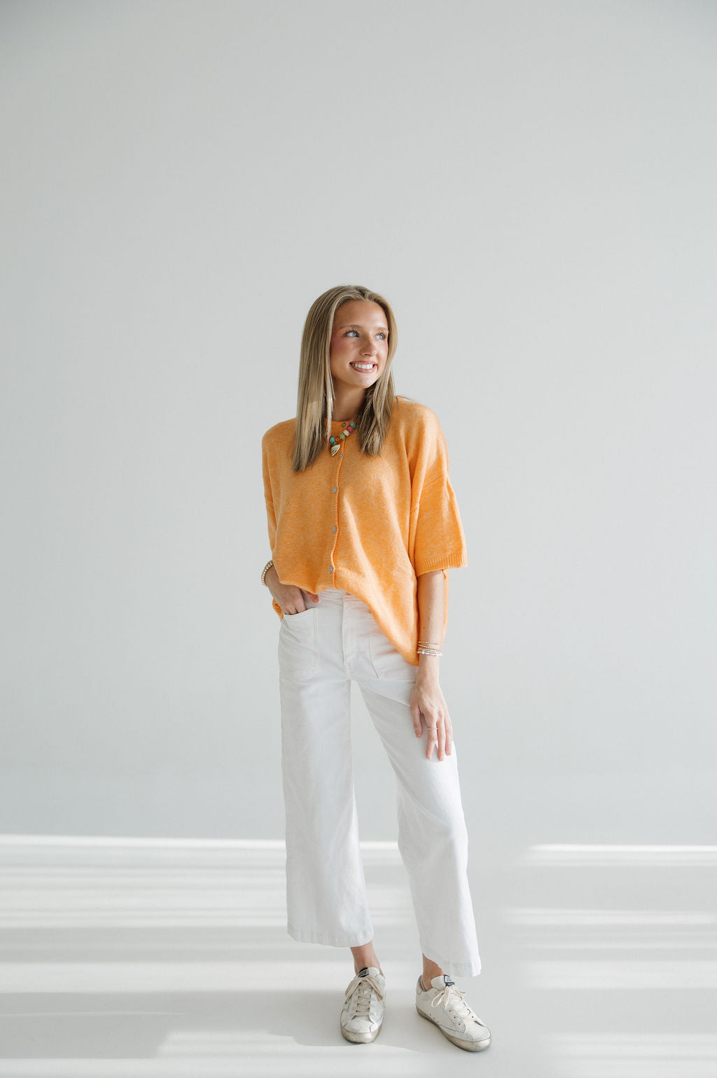 The Cloud Cardi | Orange