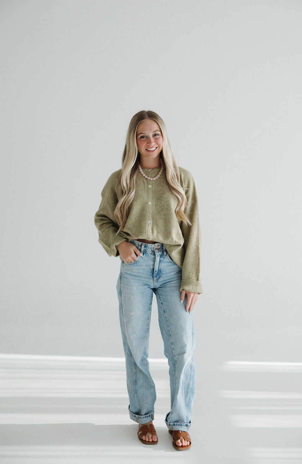 The Annie Cardigan | Olive