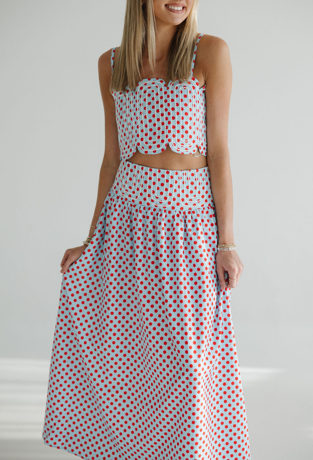 Stadium Lights Two Piece Skirt Set