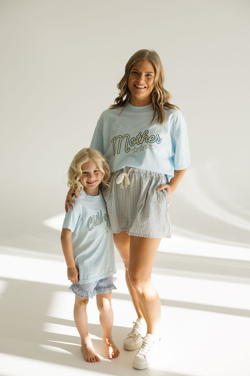 Stripe Ruffle Shorts | KIDS | Navy