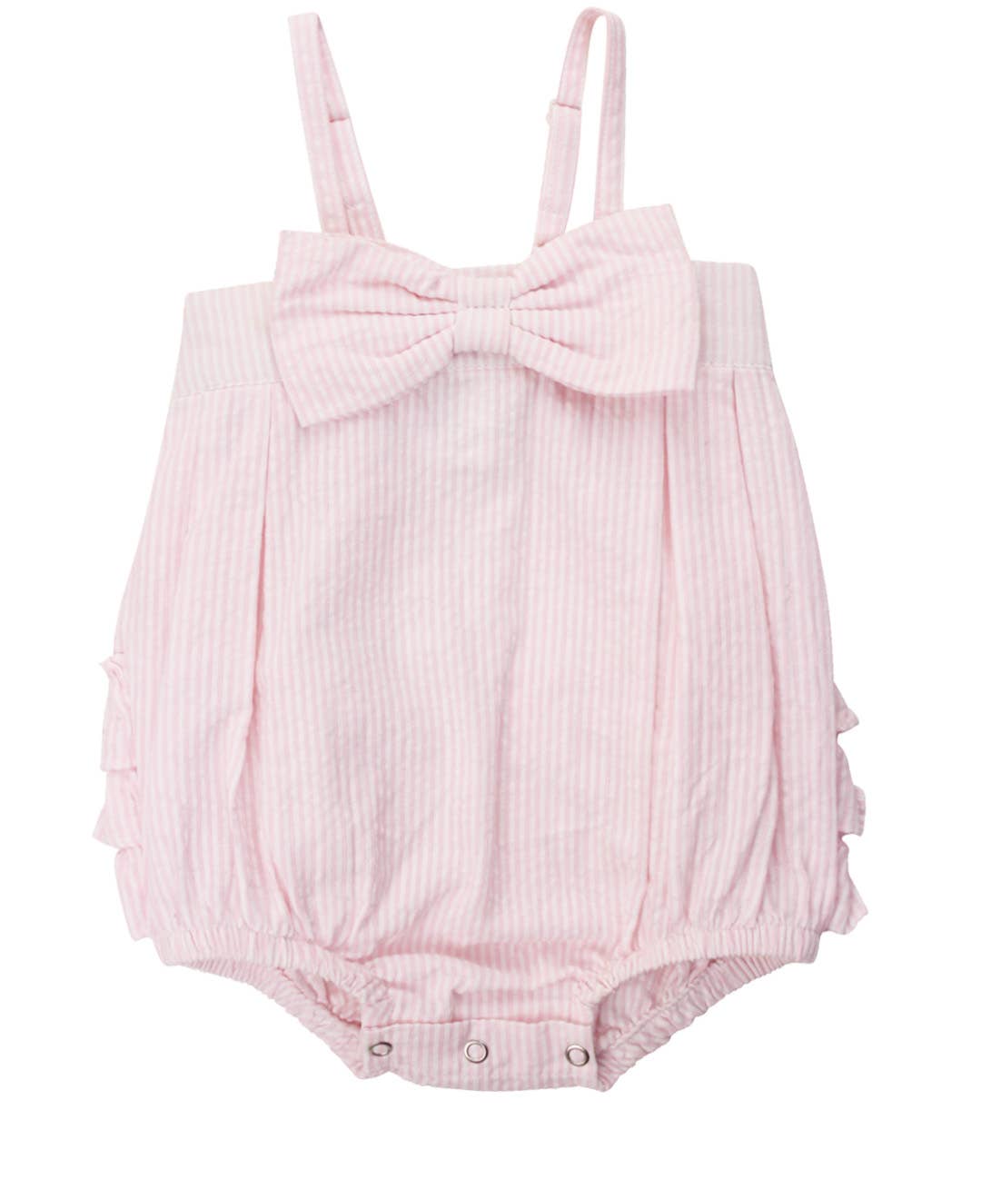 Seersucker Bow Romper