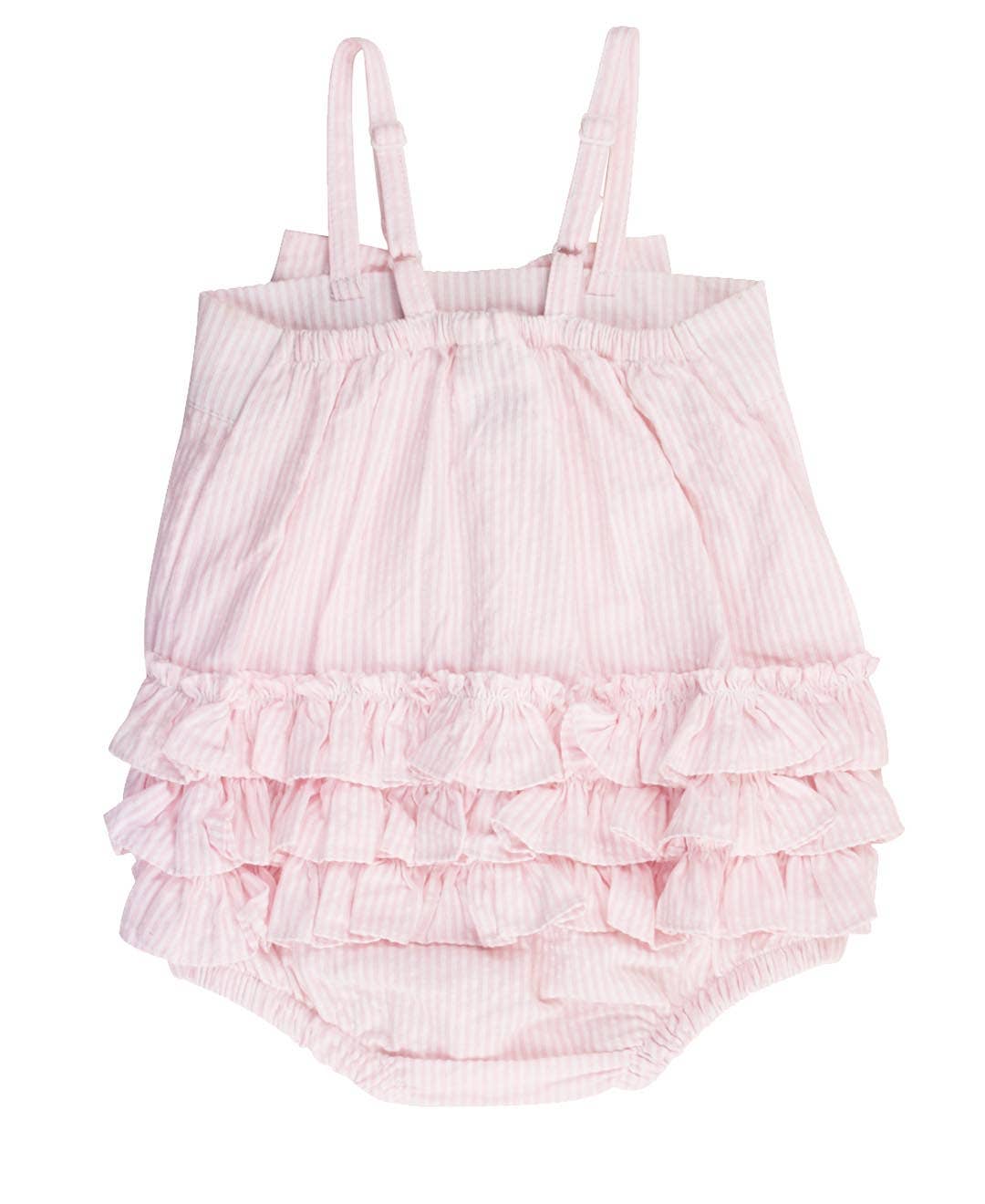 Seersucker Bow Romper