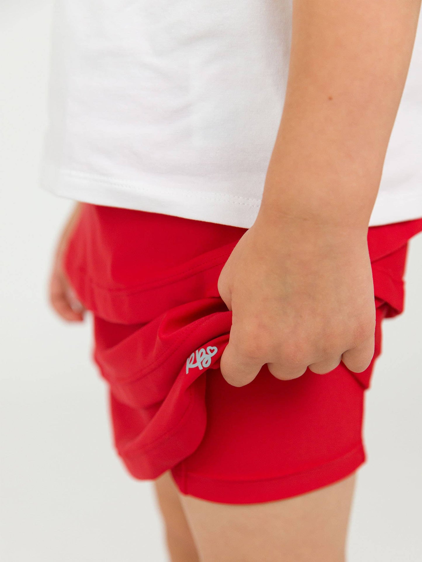 Tiered Active Skort | GIRLS | Red