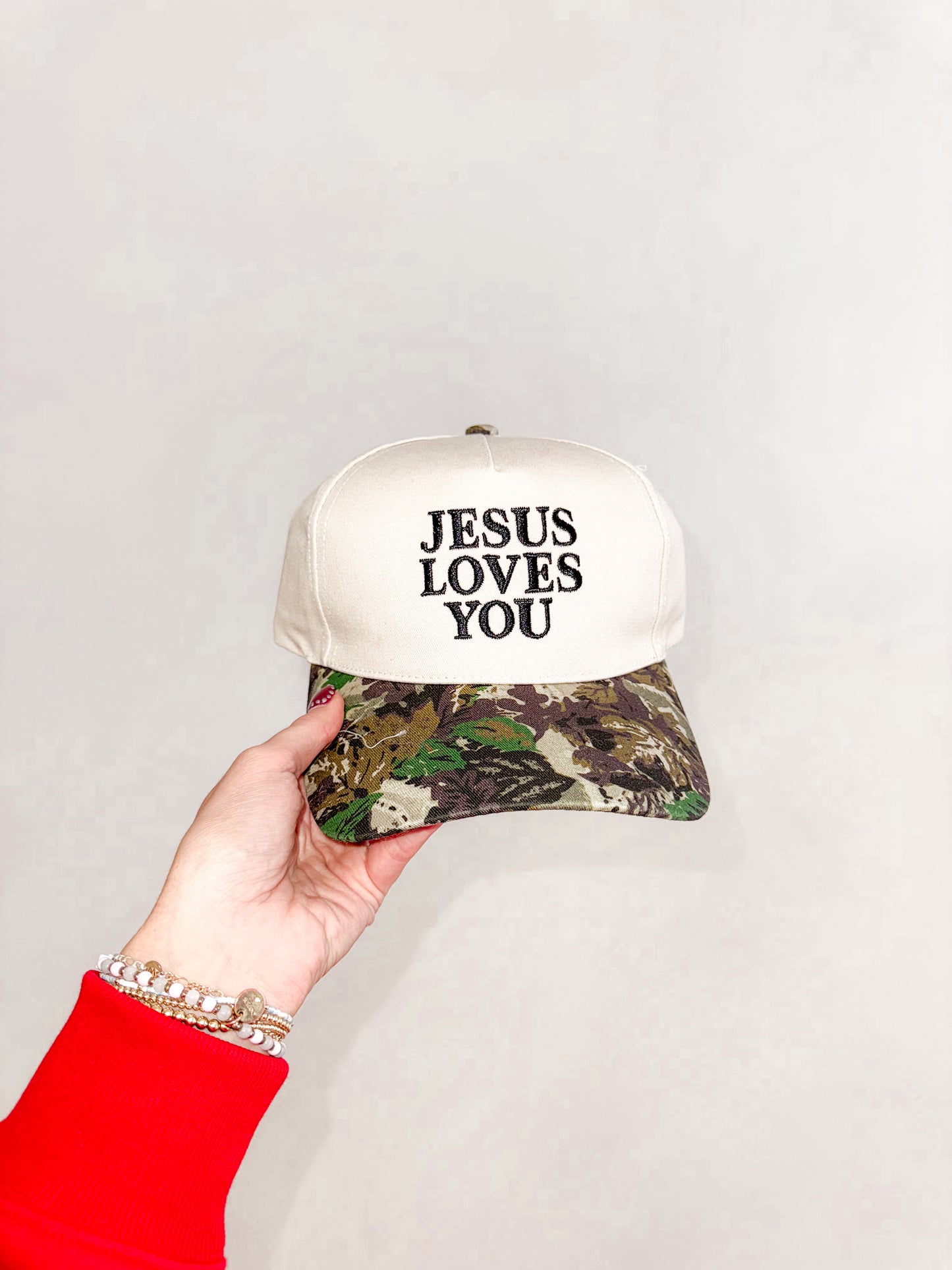 Jesus Loves You Hat | Camo