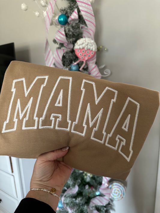 MAMA Embroidered Crew