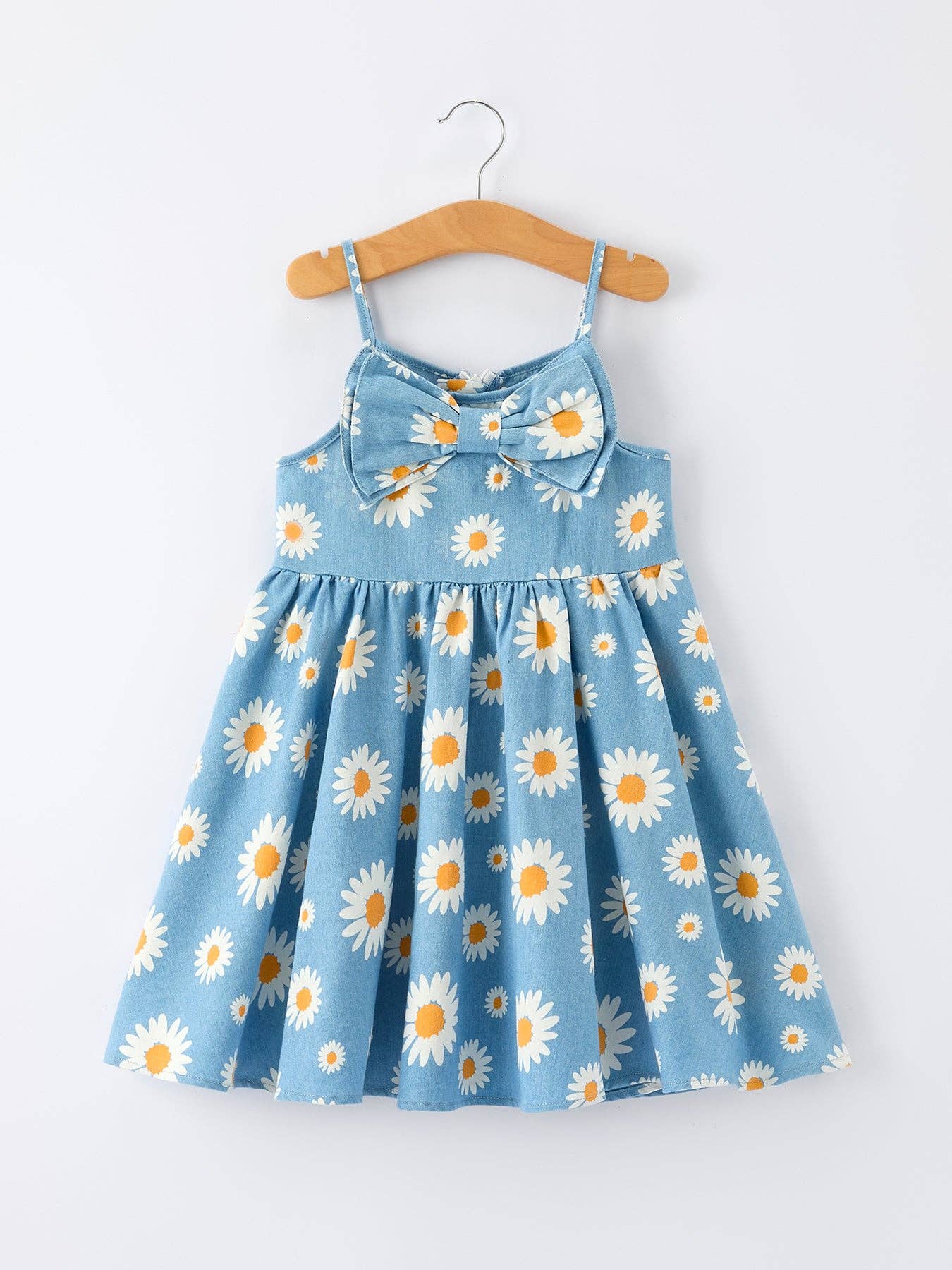 Spring Daisy Denim Dress | GIRLS