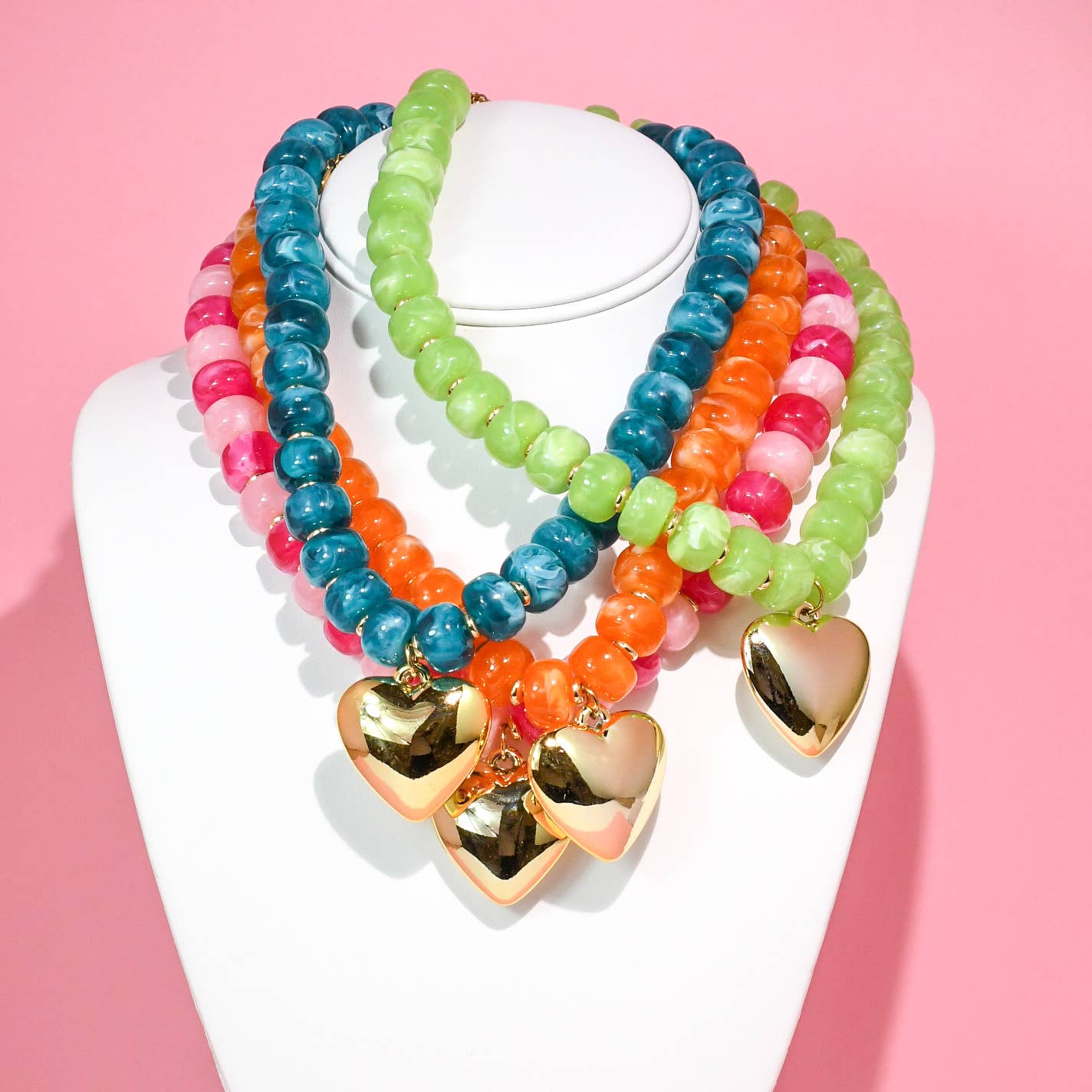 Beloved Necklace: Pink