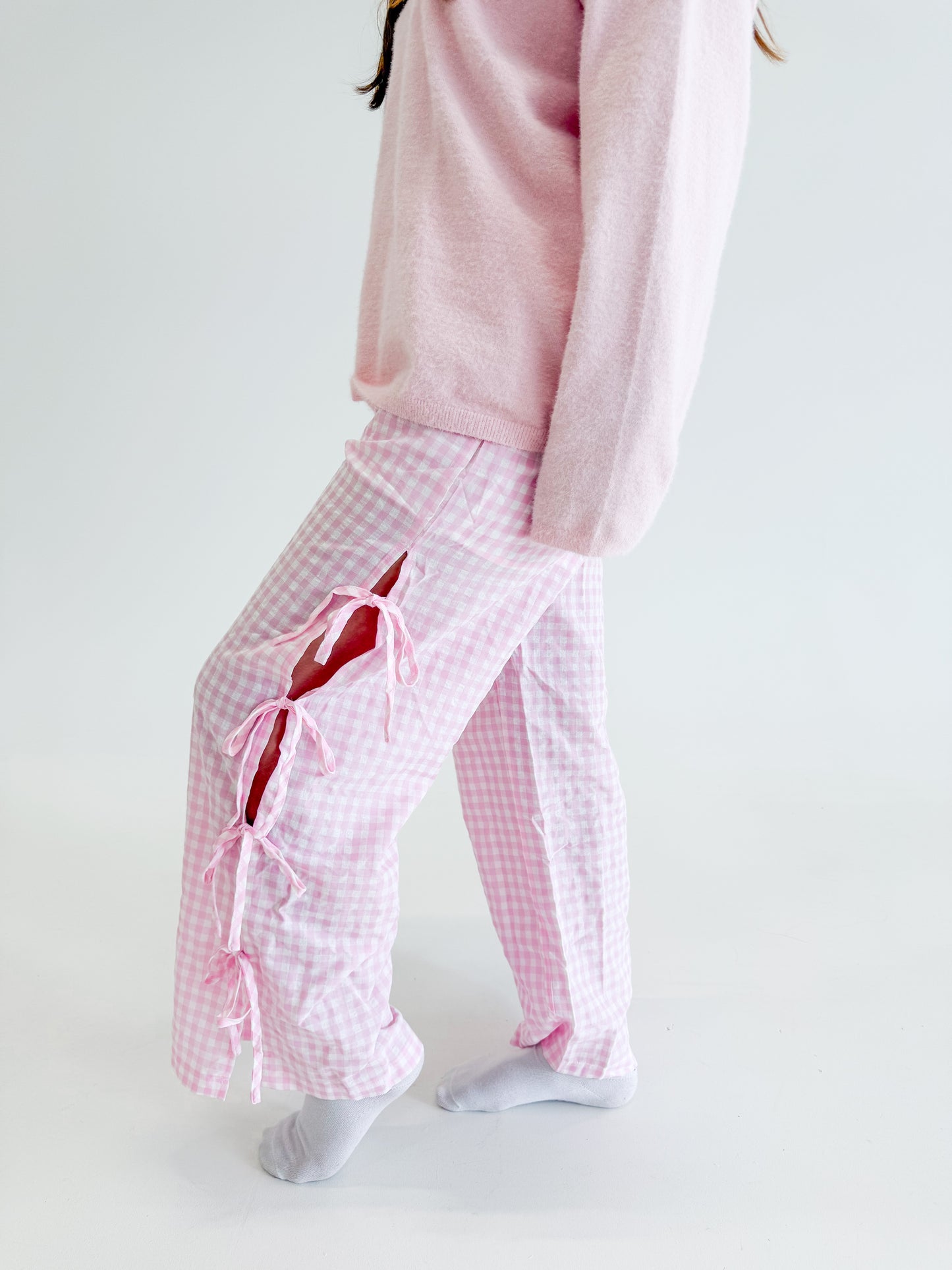 For the Girls Gingham Pants