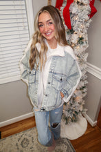 Load image into Gallery viewer, Denim Teddy Jacket
