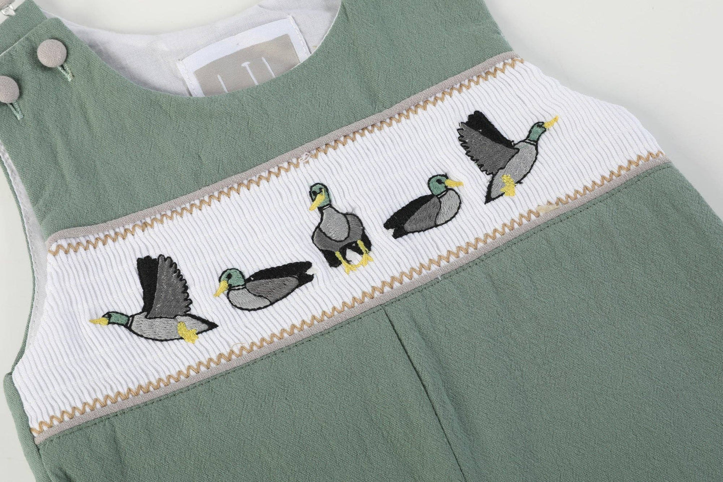 Mallard Smocked Overalls