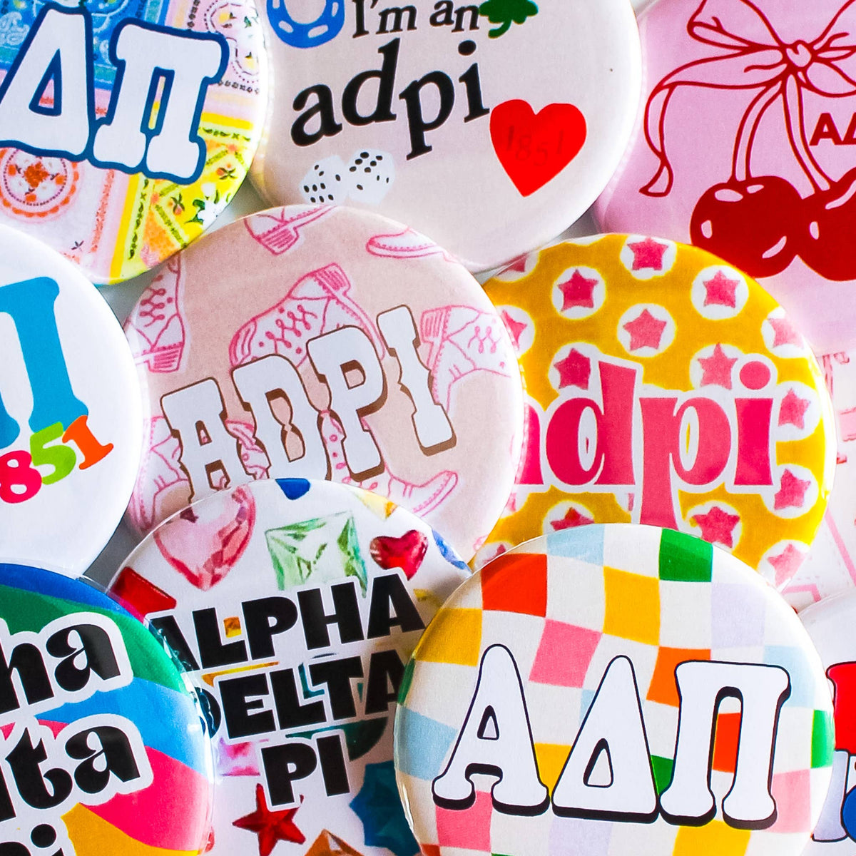 ALPHA DELTA PI Buttons