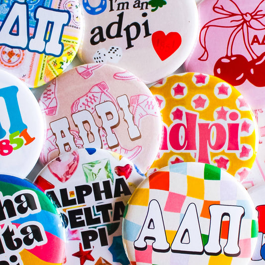 ALPHA DELTA PI Buttons