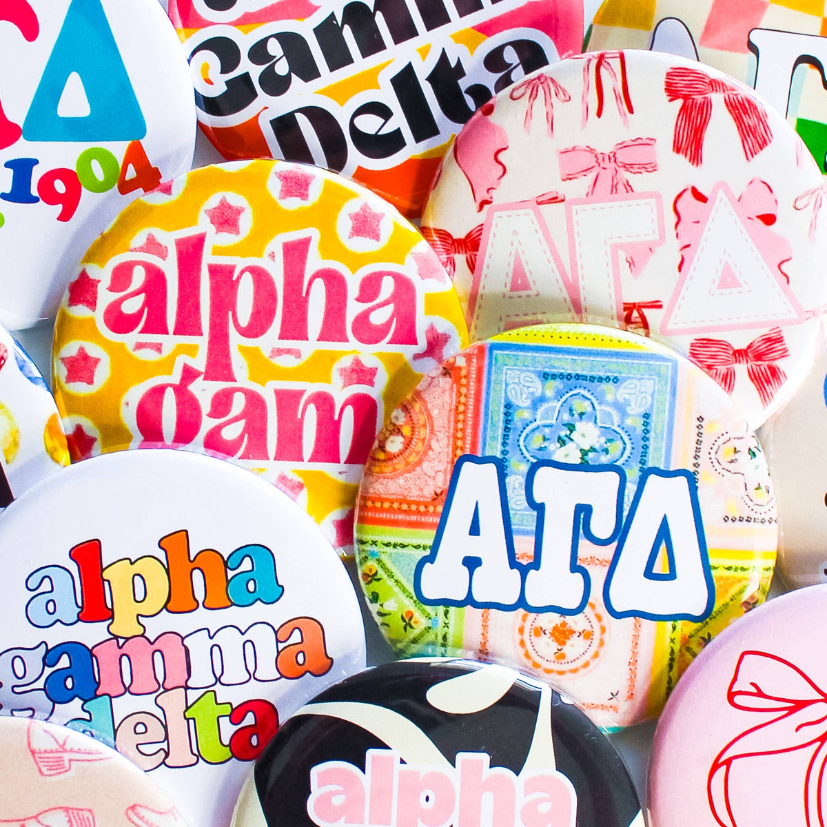 ALPHA DELTA PI Buttons