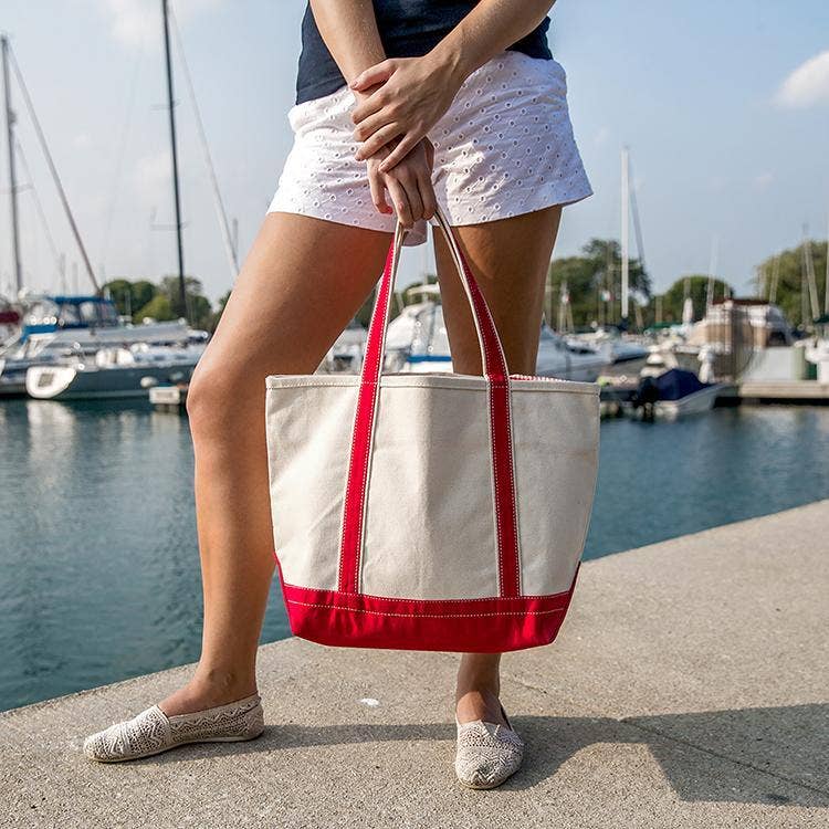 ShoreBags Classic Tote Medium Private Label Customizable: Green