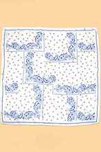 Load image into Gallery viewer, Blue Cherry Bandana Scarf
