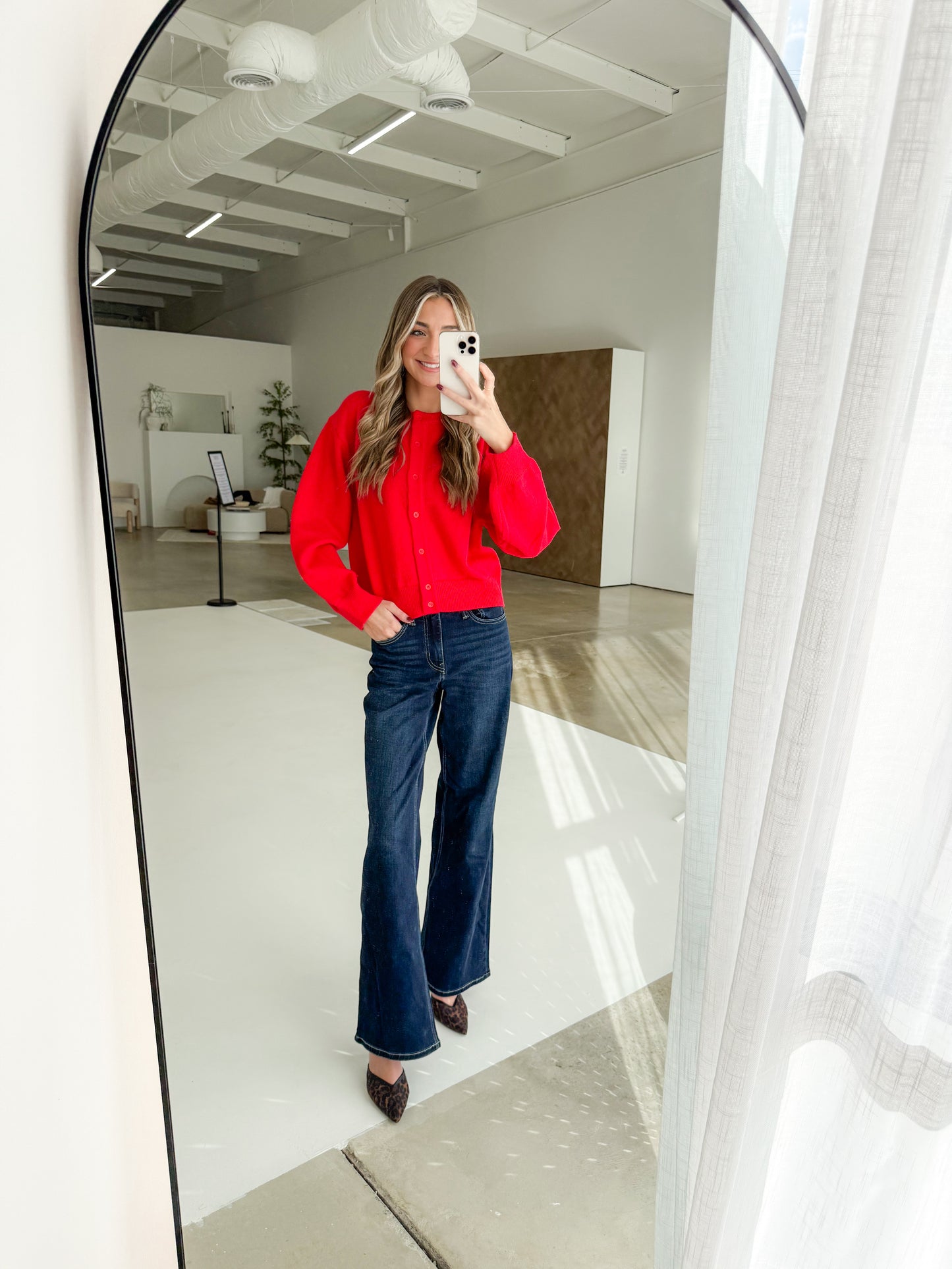On Cloud 9 Cardi | Red