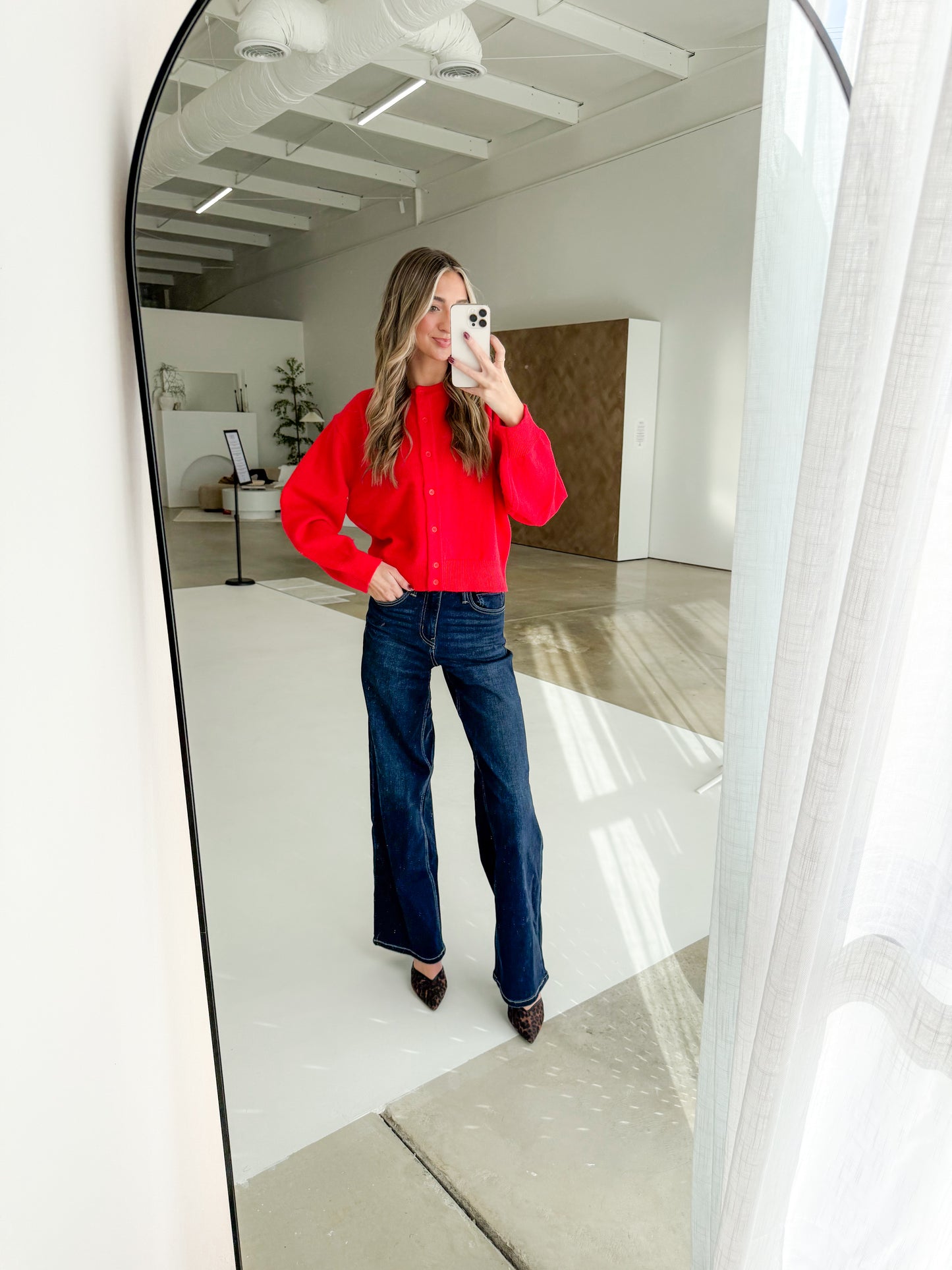 On Cloud 9 Cardi | Red