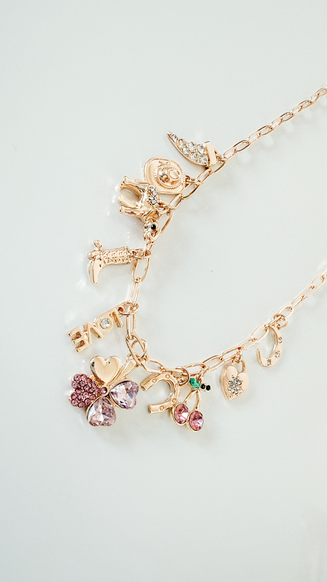 Lucky Cowgirl Charm Necklace