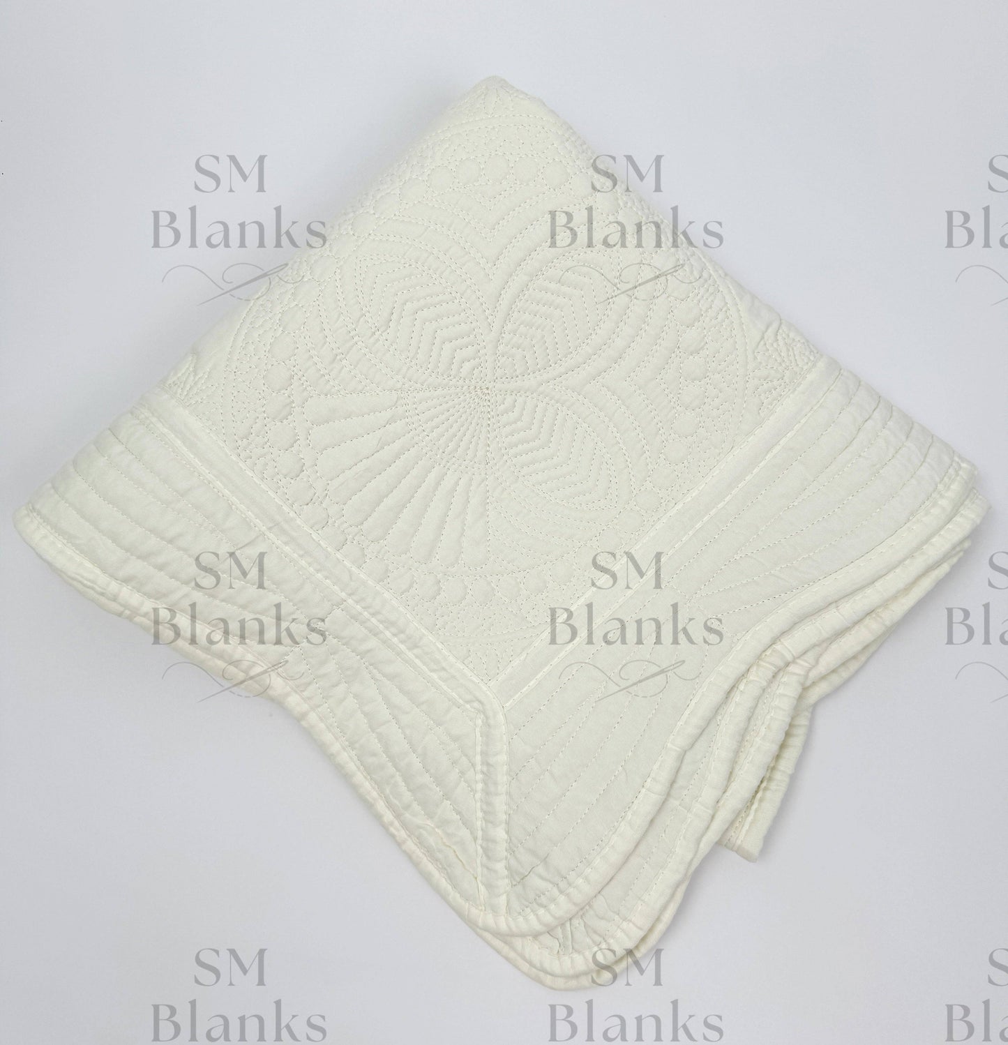 Ivory Baby Heirloom Quilt