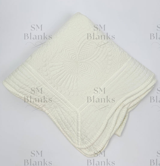 Ivory Baby Heirloom Quilt