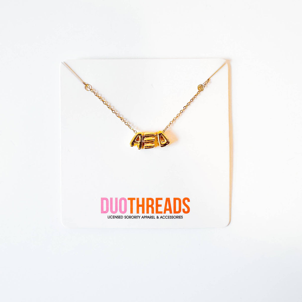 Bubble Necklace: ALPHA DELTA PI