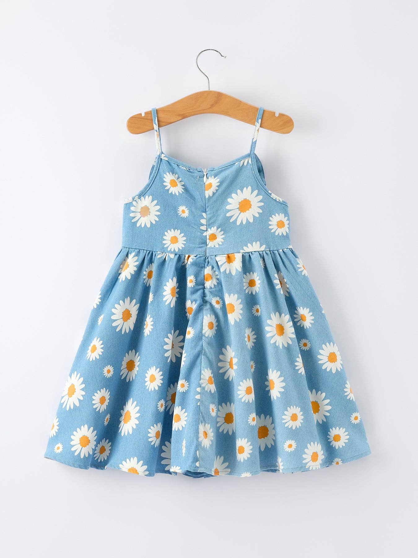Spring Daisy Denim Dress | GIRLS