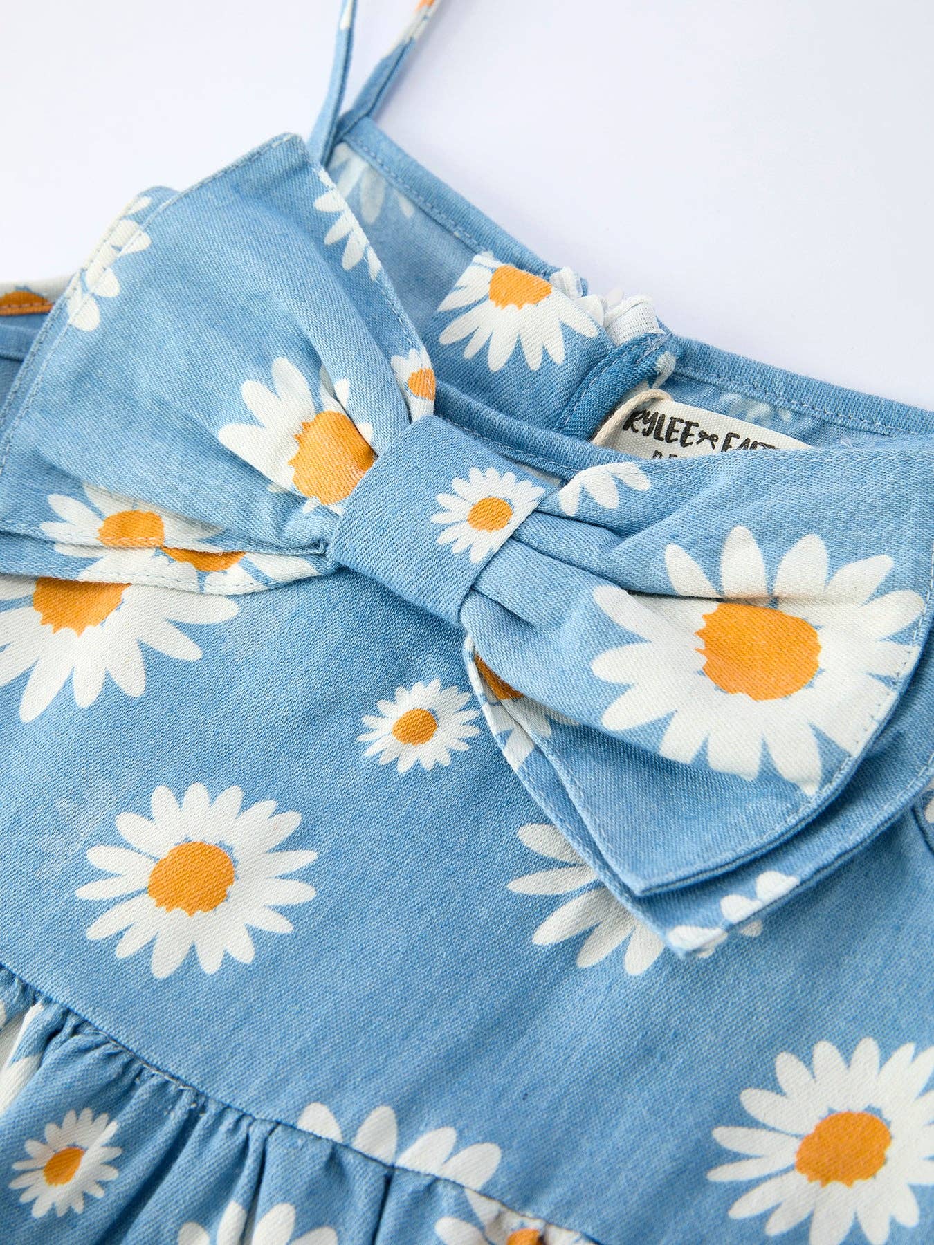 Spring Daisy Denim Dress | GIRLS