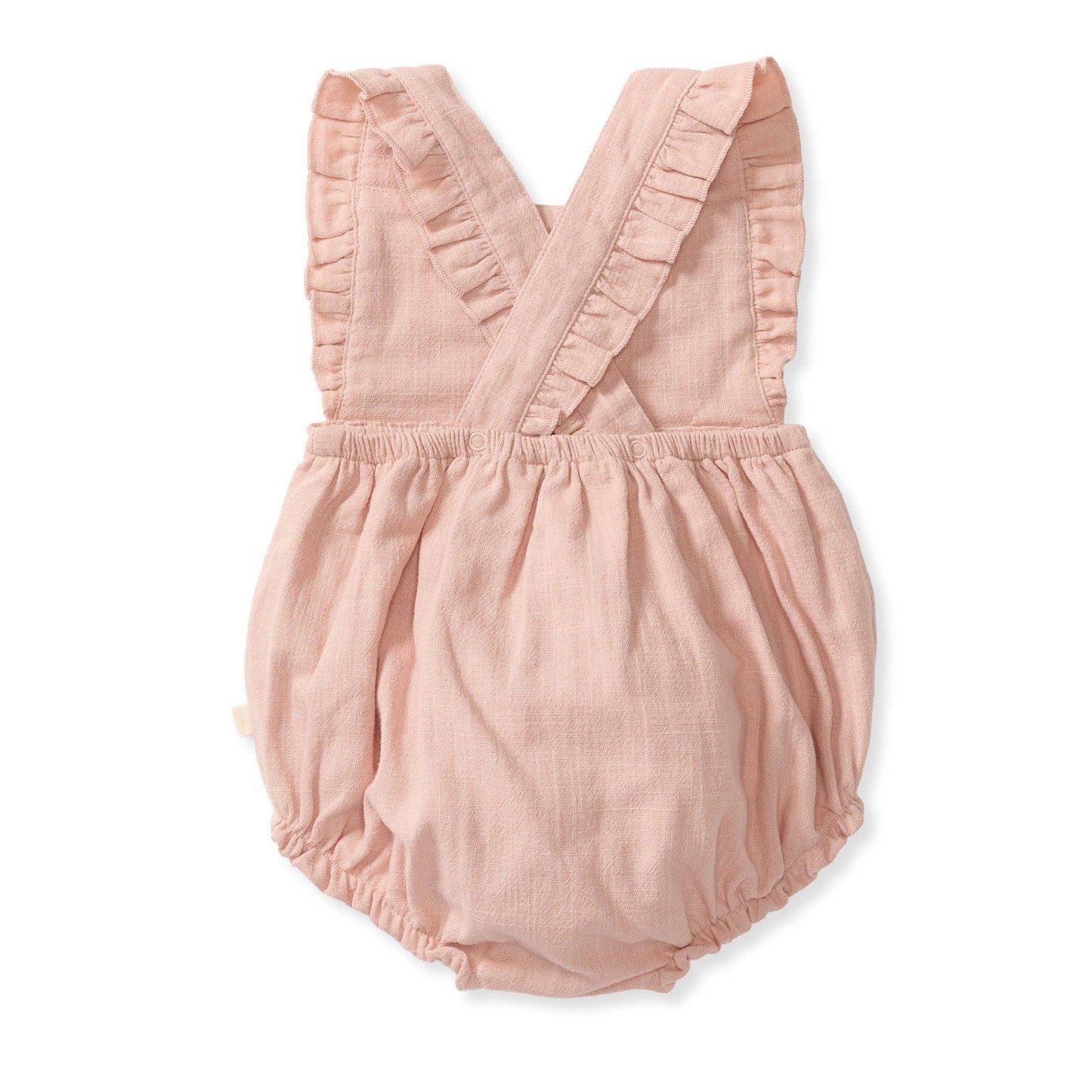 Check Gauze Girl Romper | Smokey Rose