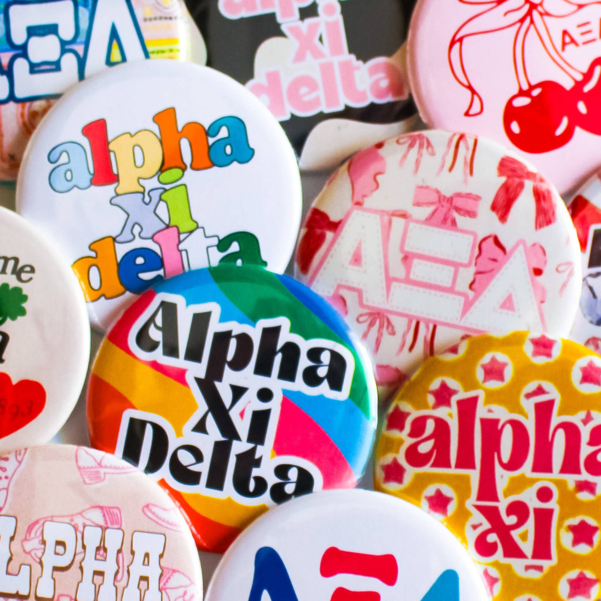 ALPHA DELTA PI Buttons