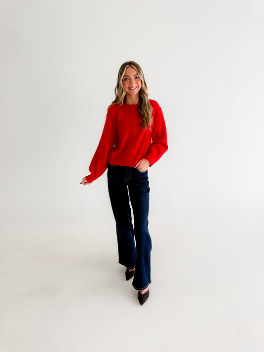 On Cloud 9 Cardi | Red