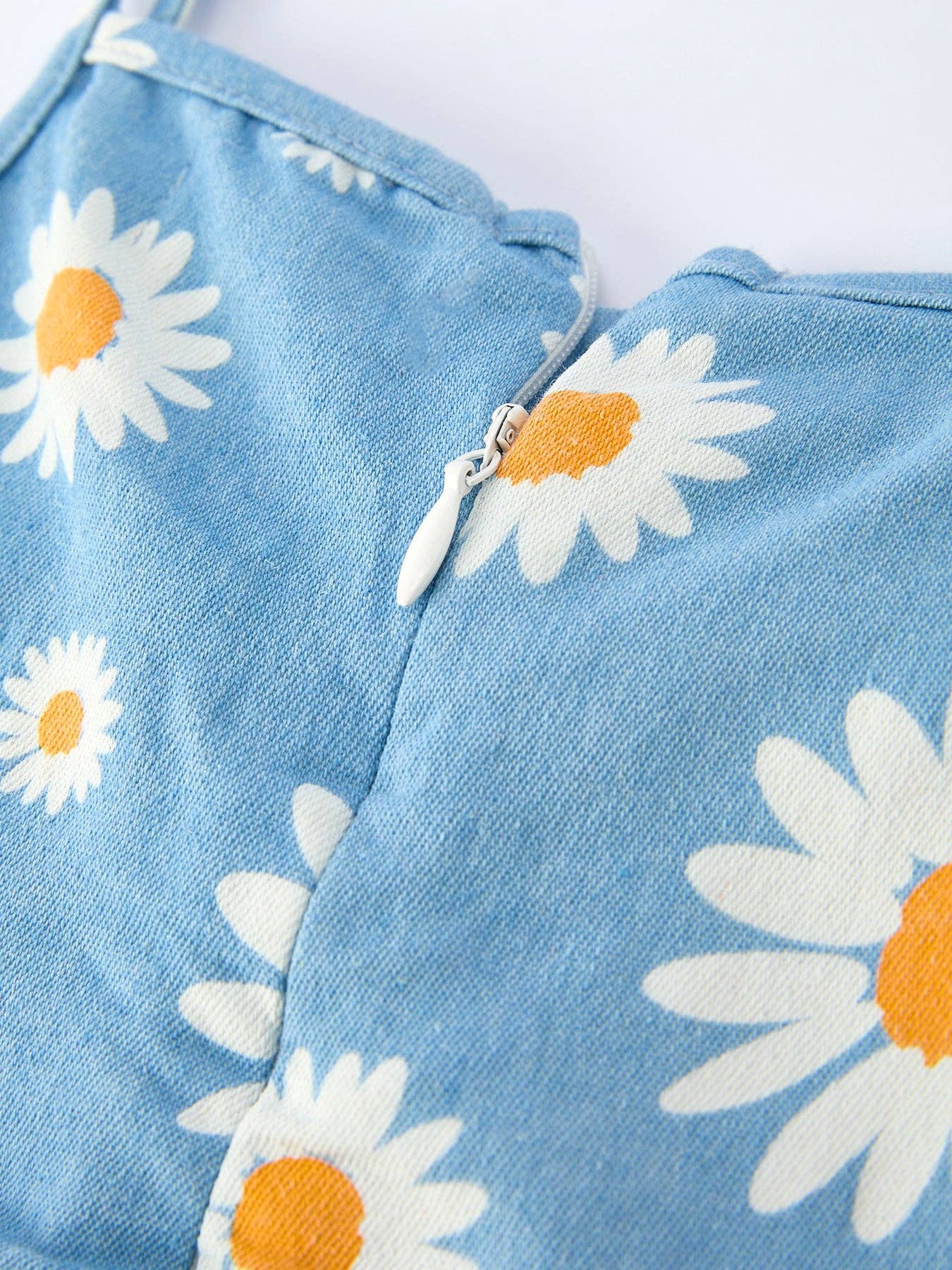 Spring Daisy Denim Dress | GIRLS
