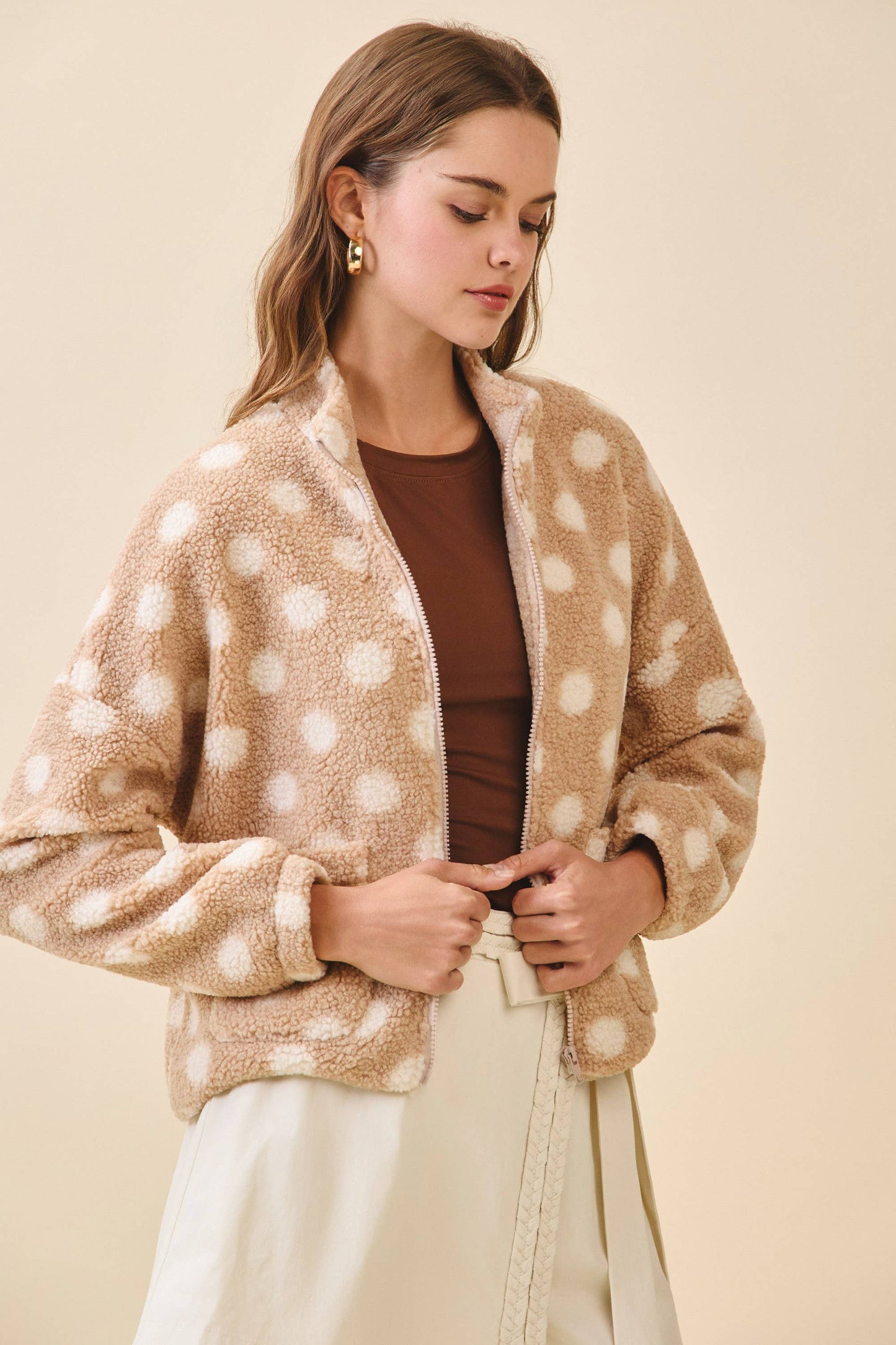 Polka Dot Sherpa